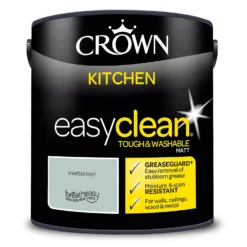 Crown Easyclean®Greaseguard+ Kitchen Matt Washable Multi Surface Paint Marble Top® - 2.5L -Home Improvement 12886965 4954853416478766