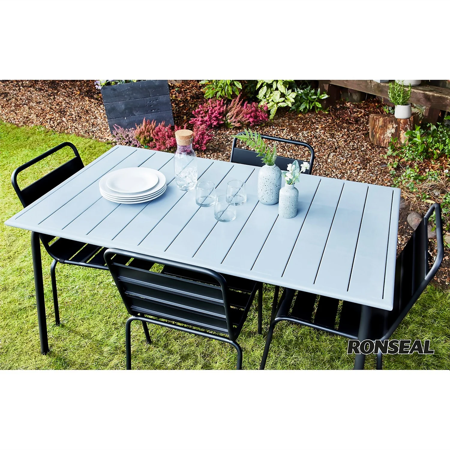 Ronseal Metal Paint Steel Grey Satin 250ml 4 Ronseal Metal Paint Steel Grey Satin 250ml - Image 2