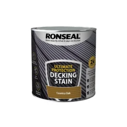 Ronseal Ultimate Protection Decking Stain Country Oak - 2.5L -Home Improvement 12889272 1744949798628690