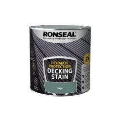 Ronseal Ultimate Protection Decking Stain Sage - 2.5L -Home Improvement 12893334 1704949798702928