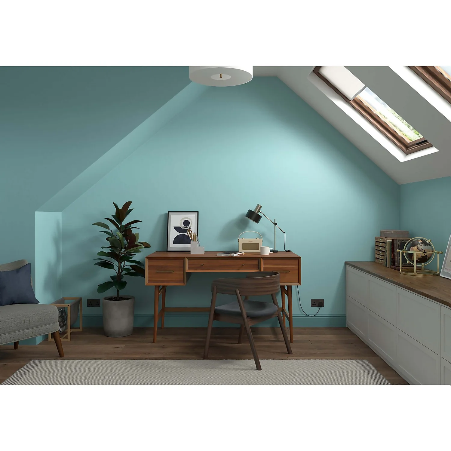 Dulux Heritage Matt Emulsion Paint Sky Blue - 2.5L 8 Dulux Heritage Matt Emulsion Paint Sky Blue - 2.5L - Image 6