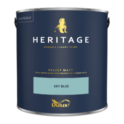Dulux Heritage Matt Emulsion Paint Sky Blue - 2.5L 15 Dulux Heritage Matt Emulsion Paint Sky Blue - 2.5L -Home Improvement 12899104 1844847664106263