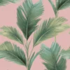 Belgravia Décor Kailani Leaf Pink Wallpaper -Home Improvement 12916637 1024980393855723