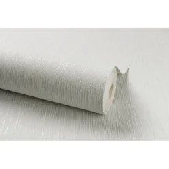 Grandeco Regency Plain Silver Wallpaper -Home Improvement 12920657 1464873375131711