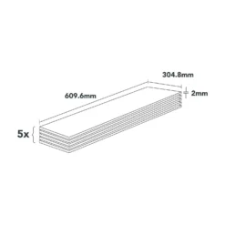 Plancs Slate Self-Adhesive Vinyl Floor Tile - 5pc Pack Covers 0.93sqm 11 Plancs Slate Self-Adhesive Vinyl Floor Tile - 5pc Pack Covers 0.93sqm -Home Improvement 12968591 1904946463268398