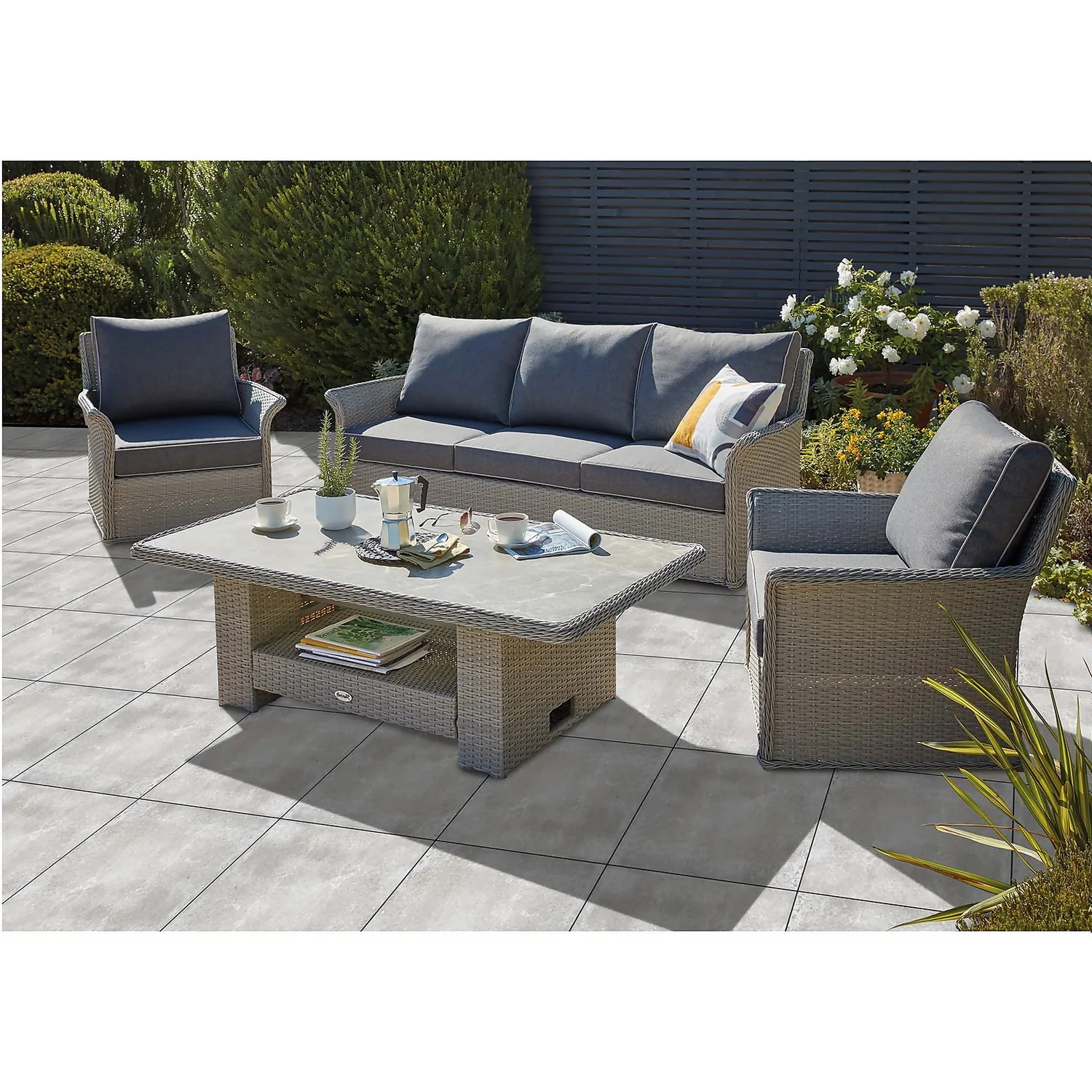 House Of Mosaics AK Rose Matt Stone Effect Porcelain Outdoor Tiles 60 X 60cm - Pack Of 2 3 House Of Mosaics AK Rose Matt Stone Effect Porcelain Outdoor Tiles 60 X 60cm - Pack Of 2