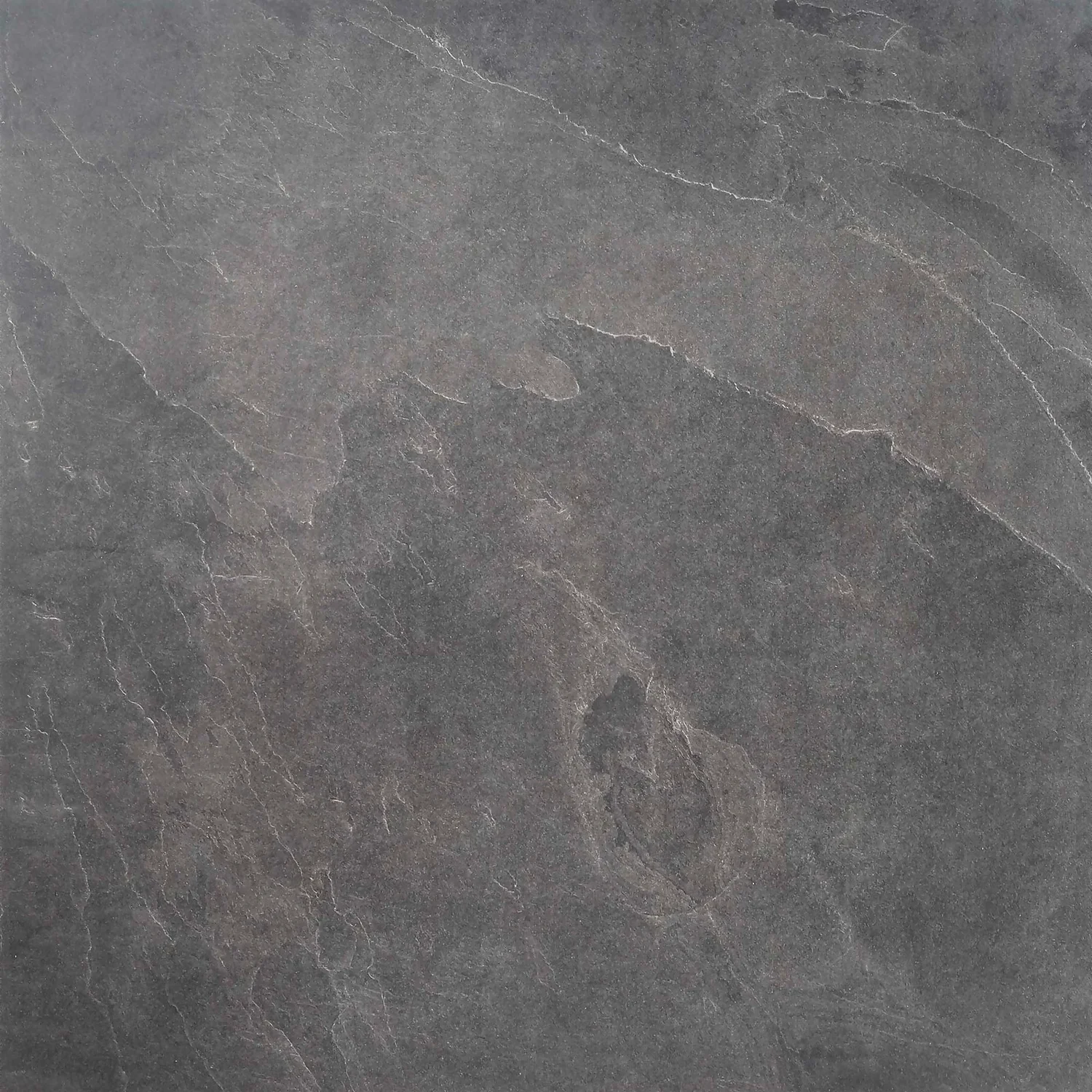 House Of Mosaics Slate Black Matt Stone Effect Porcelain Outdoor Tiles 60 X 60cm - Pack Of 2 4 House Of Mosaics Slate Black Matt Stone Effect Porcelain Outdoor Tiles 60 X 60cm - Pack Of 2 - Image 2