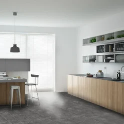 None Nicole Slate Vinyl Sheet Flooring - 3x2m Roll -Home Improvement 13053377 8605005268870487