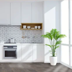 None Warm Oak Vinyl Sheet Flooring - 3x2m Roll -Home Improvement 13053384 1875002421411688