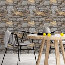 Organic Textures Organic Slate Beige Wallpaper -Home Improvement 13120788 1894866366360942