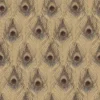 Organic Textures Peacock Brown Wallpaper Sample -Home Improvement 13135602 2284871561801991