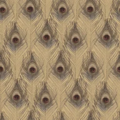 Organic Textures Peacock Brown Wallpaper Sample