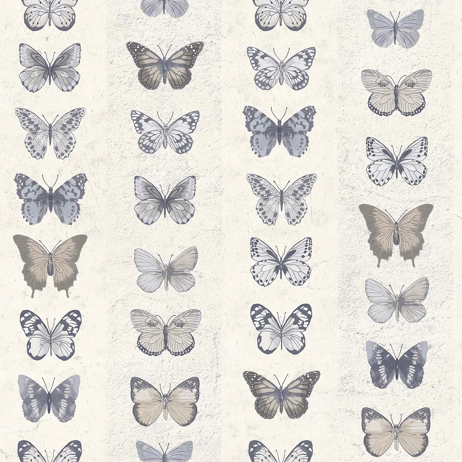 Organic Textures Jewel Butterflies Blue Wallpaper Sample 3 Organic Textures Jewel Butterflies Blue Wallpaper Sample