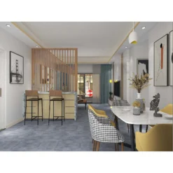 Rigid Core Luxury Vinyl Flooring - Concrete Tile -Home Improvement 13177443 1584883992048074