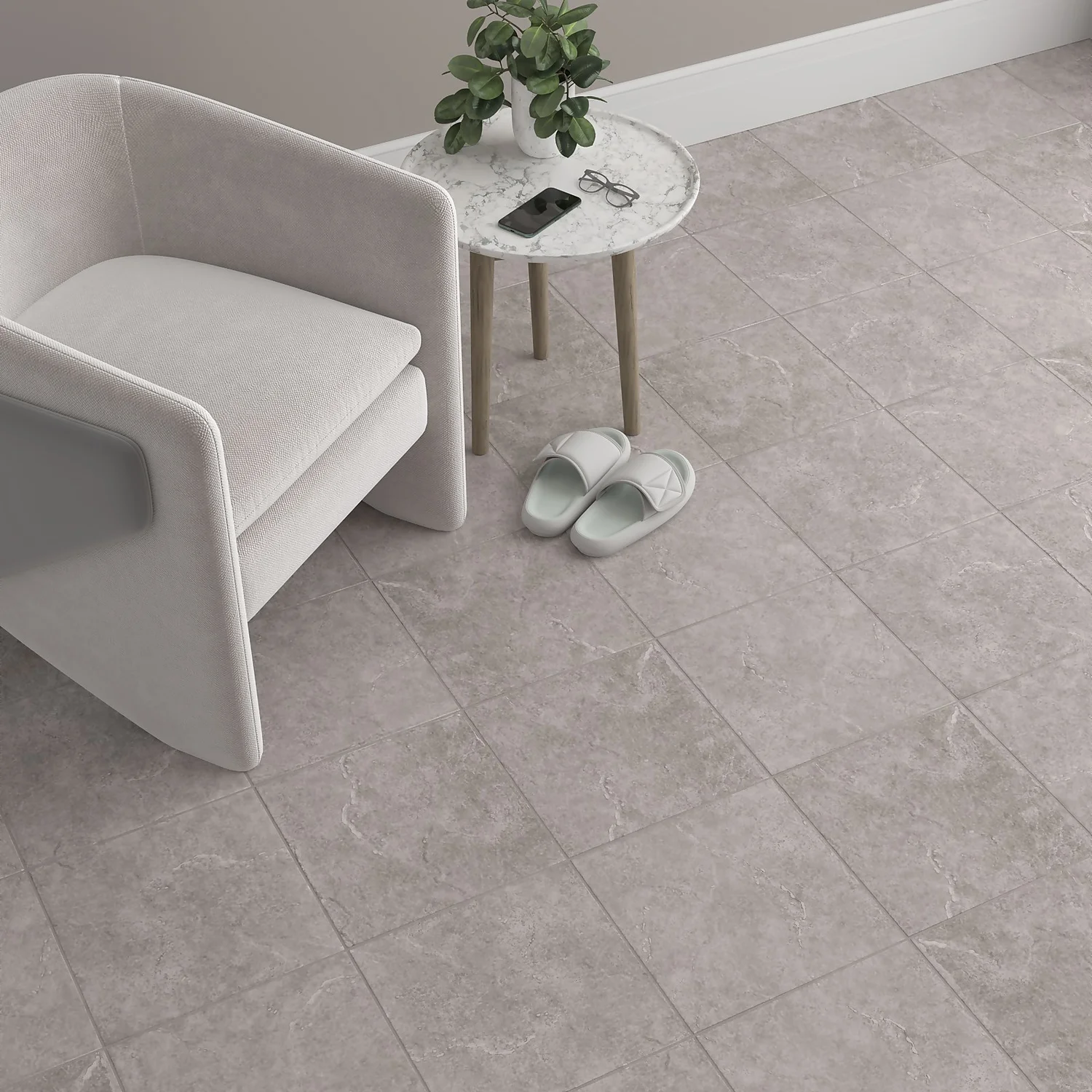 None Cuba Light Grey Ceramic Floor Tile 330 X 300mm 3 None Cuba Light Grey Ceramic Floor Tile 330 X 300mm