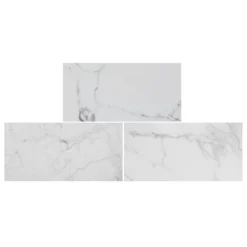 Calacatta Gloss Marble Effect Porcelain Wall & Floor Tile 315 X 615mm - 1.16sqm Pack -Home Improvement 13220575 1964916611994991