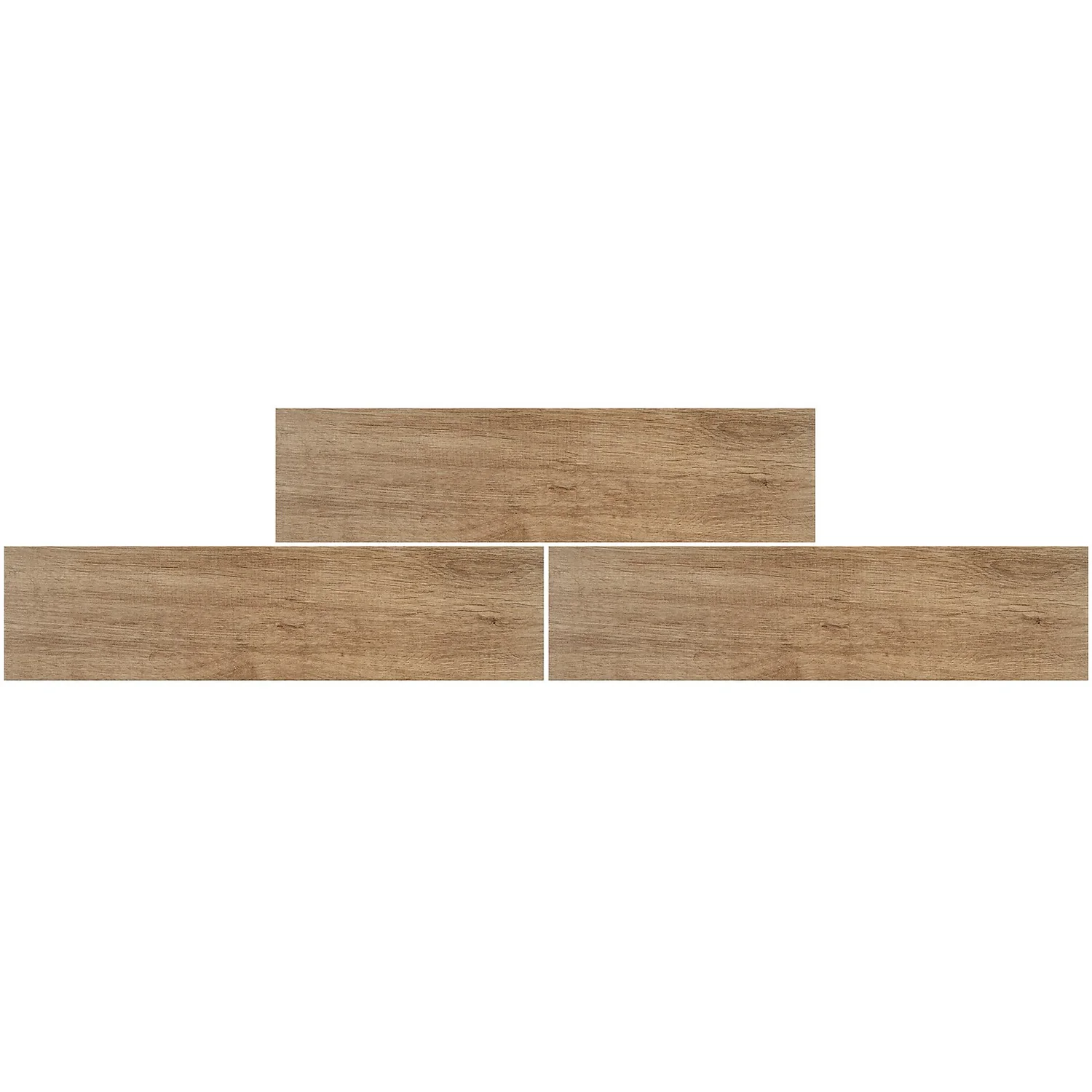Wood Effect Light Oak Porcelain Floor Tile 150 X 600mm - 0.99sqm Pack 5 Wood Effect Light Oak Porcelain Floor Tile 150 X 600mm - 0.99sqm Pack - Image 3