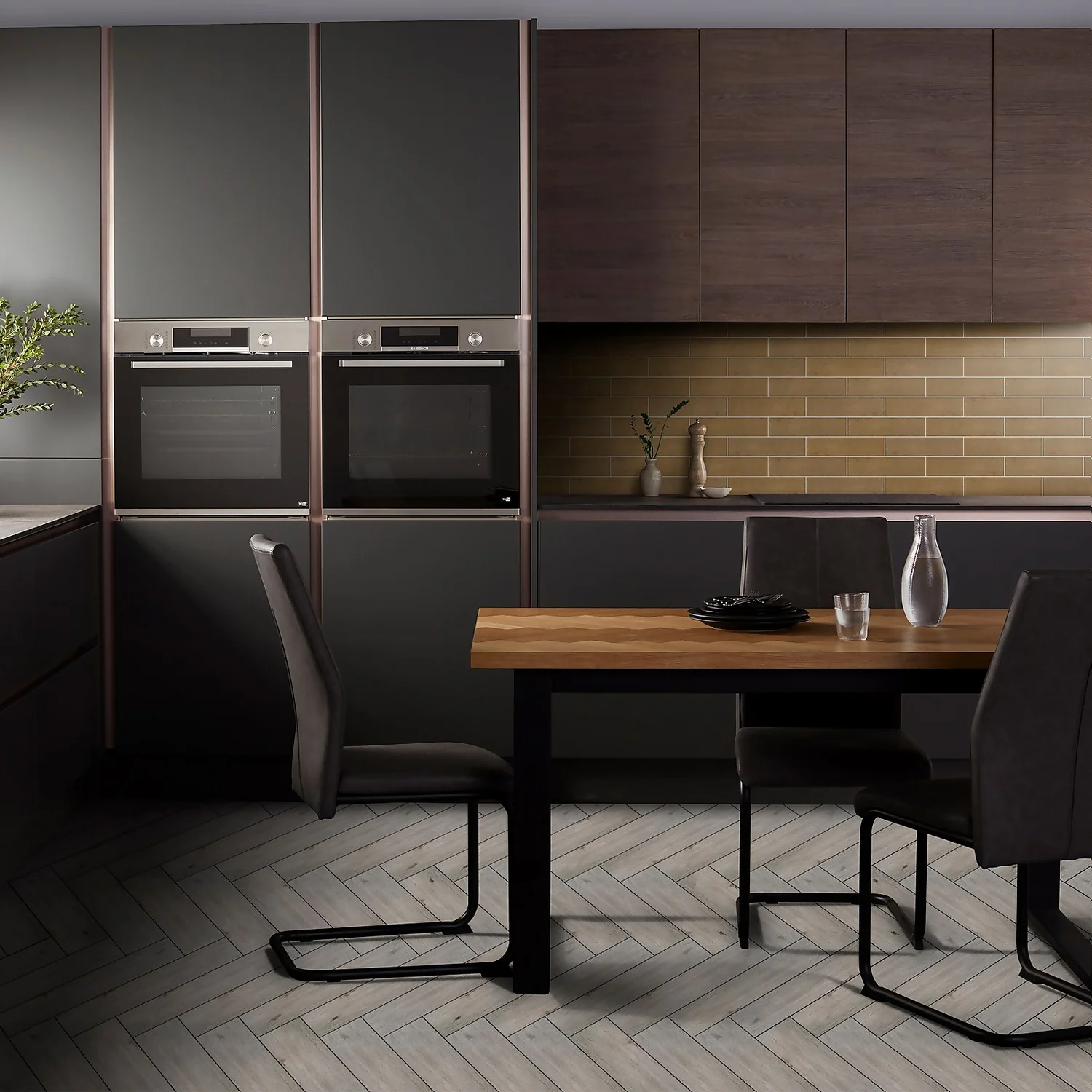 House Of Wall Tiles Wood Effect Grey Oak Porcelain Floor Tile 600x150mm - 0.99sqm Pack 7 House Of Wall Tiles Wood Effect Grey Oak Porcelain Floor Tile 600x150mm - 0.99sqm Pack - Image 5