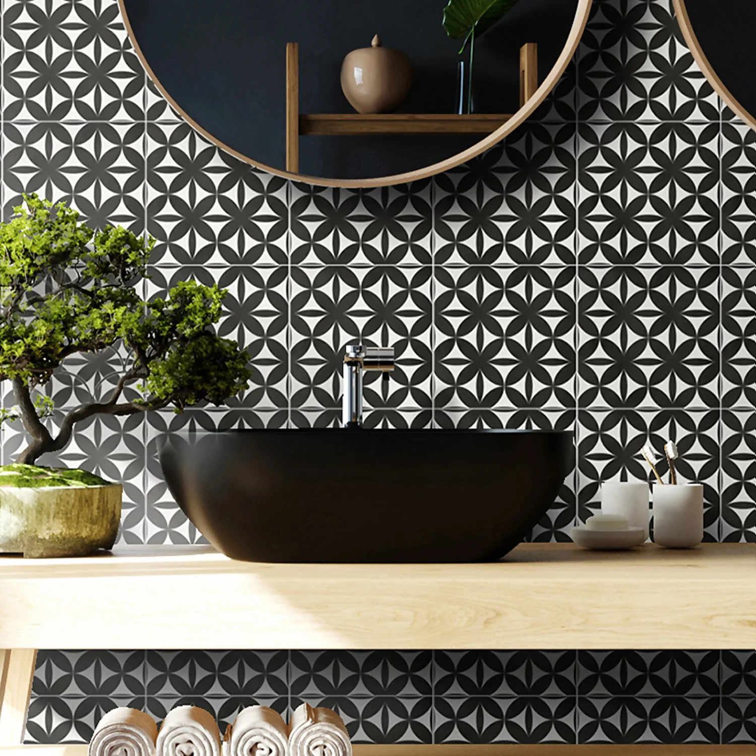 Fiore Eclipse Grey Porcelain Wall & Floor Tile 200 X 200mm - 0.52sqm Pack 3 Fiore Eclipse Grey Porcelain Wall & Floor Tile 200 X 200mm - 0.52sqm Pack