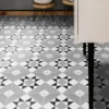 Fiore Diamond Black Porcelain Wall & Floor Tile 200 X 200mm - 0.52sqm Pack -Home Improvement 13220601 1724924678126989