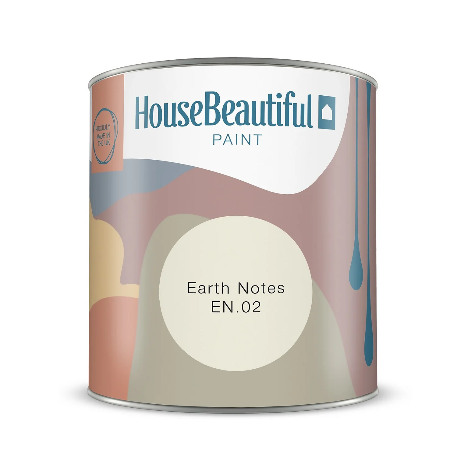 House Beautiful Durable Matt Emulsion Multi-Surface Paint Earth Notes EN.02 Tester - 125ml 8 House Beautiful Durable Matt Emulsion Multi-Surface Paint Earth Notes EN.02 Tester - 125ml - Image 6