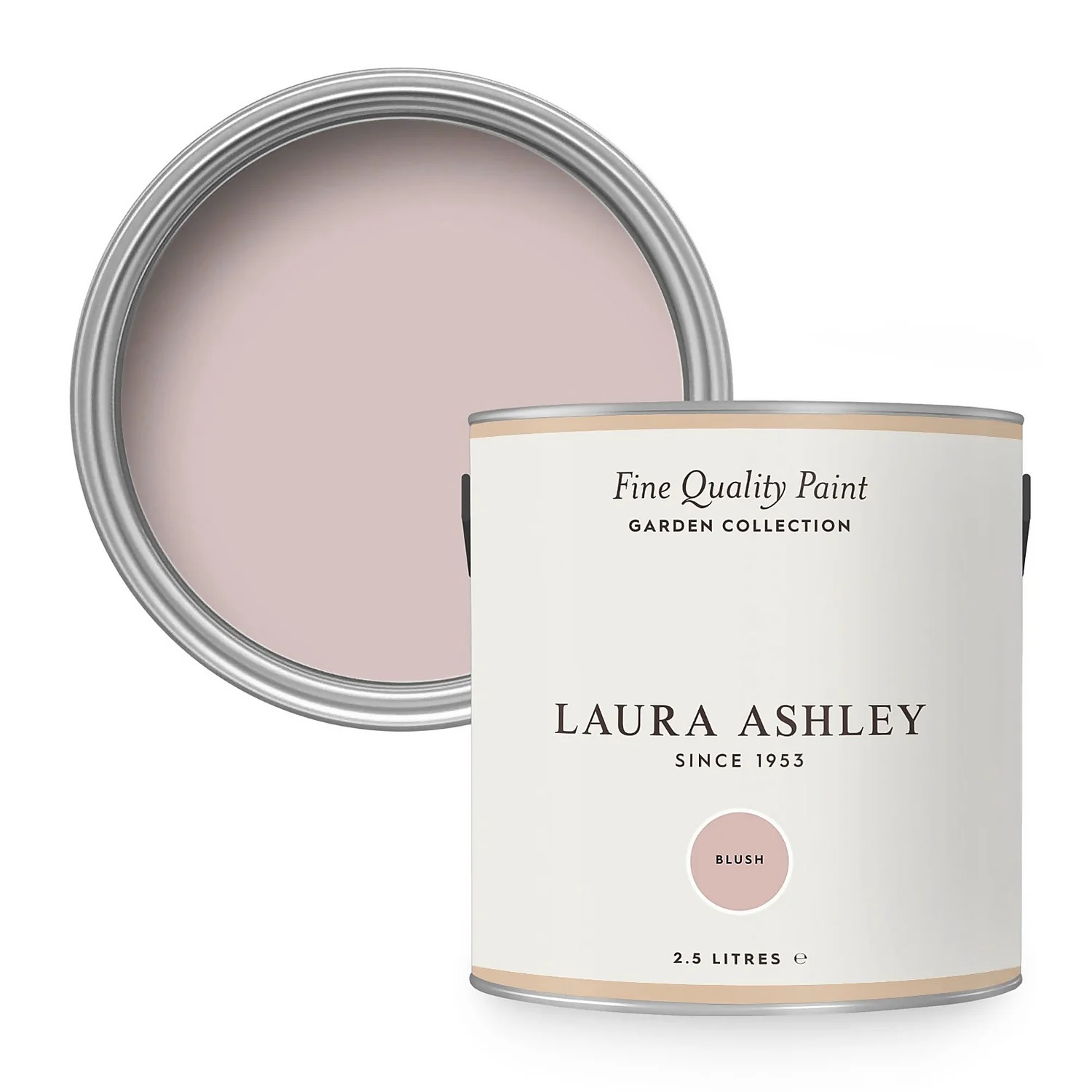 Laura Ashley Eggshell Garden Paint Blush - 2.5L 3 Laura Ashley Eggshell Garden Paint Blush - 2.5L