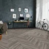 Kraus Rigid Core Herringbone Luxury Vinyl Floor Tile - Harpsden Grey -Home Improvement 13733815 4685002464899259