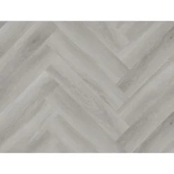 Kraus Rigid Core Herringbone Luxury Vinyl Floor Tile - Owsten Grey -Home Improvement 13733819 1785002464972924