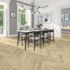 Kraus Rigid Core Herringbone Luxury Vinyl Floor Tile - Wistow Oak -Home Improvement 13733824 1445002464894330