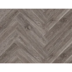 Kraus Herringbone Luxury Vinyl Floor Tile Sample - Langley Grey -Home Improvement 13733829 2774957094600550