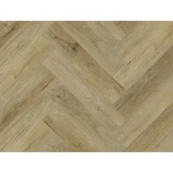 Kraus Herringbone Luxury Vinyl Floor Tile Sample - Wistow Oak -Home Improvement 13733833 2084957094583603