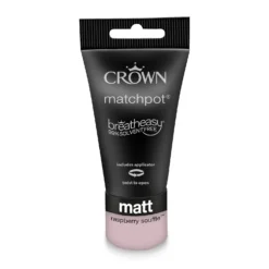Crown Matt Emulsion Paint Raspberry Souffle - Tester 40ml 15 Crown Matt Emulsion Paint Raspberry Souffle - Tester 40ml -Home Improvement 13806988 1794964057708337