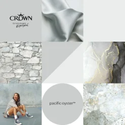 Crown Matt Emulsion Paint Pacific Oyster - 2.5L 16 Crown Matt Emulsion Paint Pacific Oyster - 2.5L -Home Improvement 13807026 2114964056368744