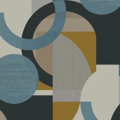 Next Retro Shapes Geo Blues Wallpaper -Home Improvement 13827402 8404969471558725