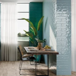 Marquis Ancien Blue Porcelain Tile - 75 X 300mm -Home Improvement 13909456 1364980902158524