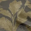 Belgravia Décor Alessia Leaf Textured Charcoal Wallpaper A4 Size Sample -Home Improvement 13909606 8184983465898725