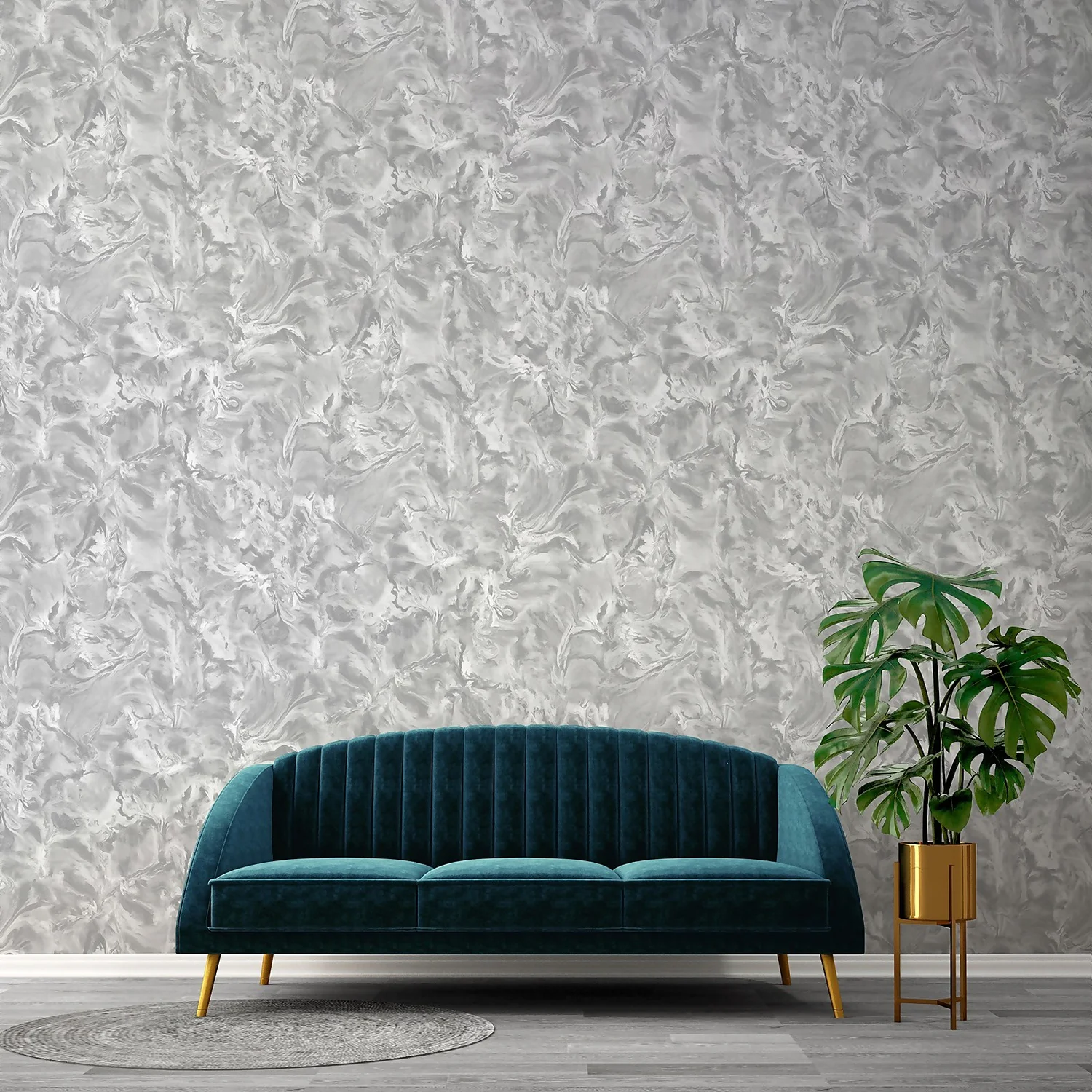 Belgravia Décor Lusso Gliltter Marble Textured Silver Wallpaper 4 Belgravia Décor Lusso Gliltter Marble Textured Silver Wallpaper - Image 2