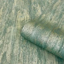 Belgravia Décor Retreat Distressed Textured Green Wallpaper -Home Improvement 13909702 1084981688859342