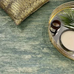 Belgravia Décor Retreat Distressed Textured Green Wallpaper -Home Improvement 13909702 2124981688938305