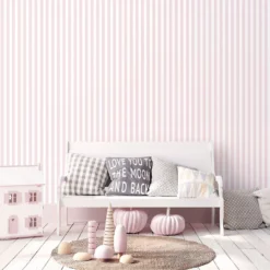 Galerie Regency Stripe Pink Wallpaper -Home Improvement 13910538 2574994884227066