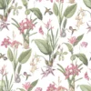 Galerie Botanical Illustration Pink A4 Wallpaper Sample -Home Improvement 13910591 1994994886496155