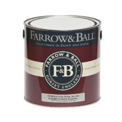 Farrow & Ball Exterior Eggshell Paint No.303 Templeton Pink - 2.5L -Home Improvement 13911863 4924992591032052