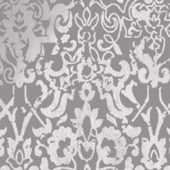 Next Majestic Damask Grey Wallpaper -Home Improvement 13956009 1944998026090562