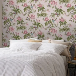 Next Birds & Blooms Mauve Wallpaper -Home Improvement 13956051 1724998025854423