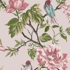 Next Birds & Blooms Mauve Wallpaper -Home Improvement 13956051 1734998026041854