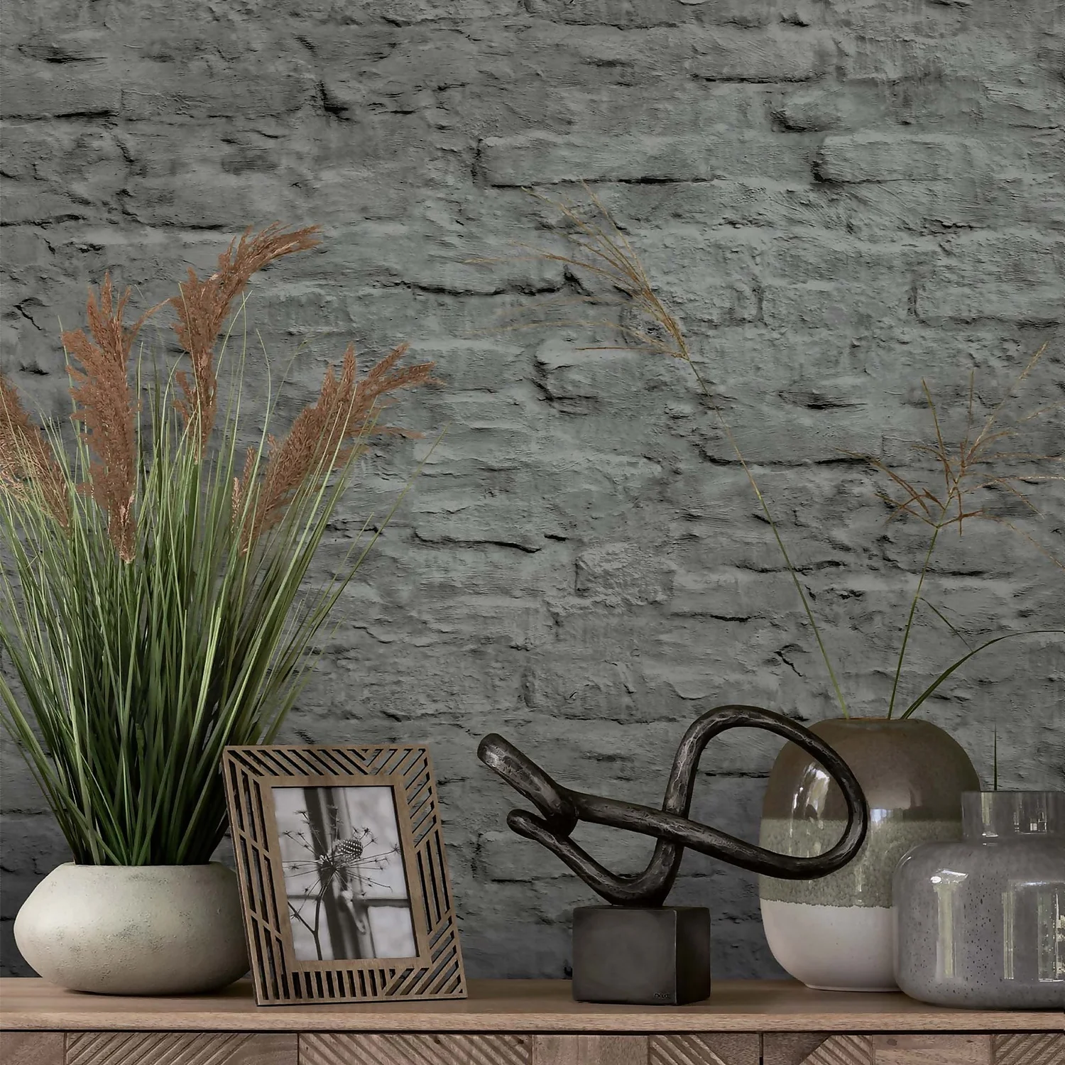 Next Contemporary Brick Grey Wallpaper 5 Next Contemporary Brick Grey Wallpaper - Image 3