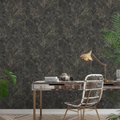 Grandeco Aliare Black Raised Textured Metallic Wallpaper -Home Improvement 13980237 1774998777646227