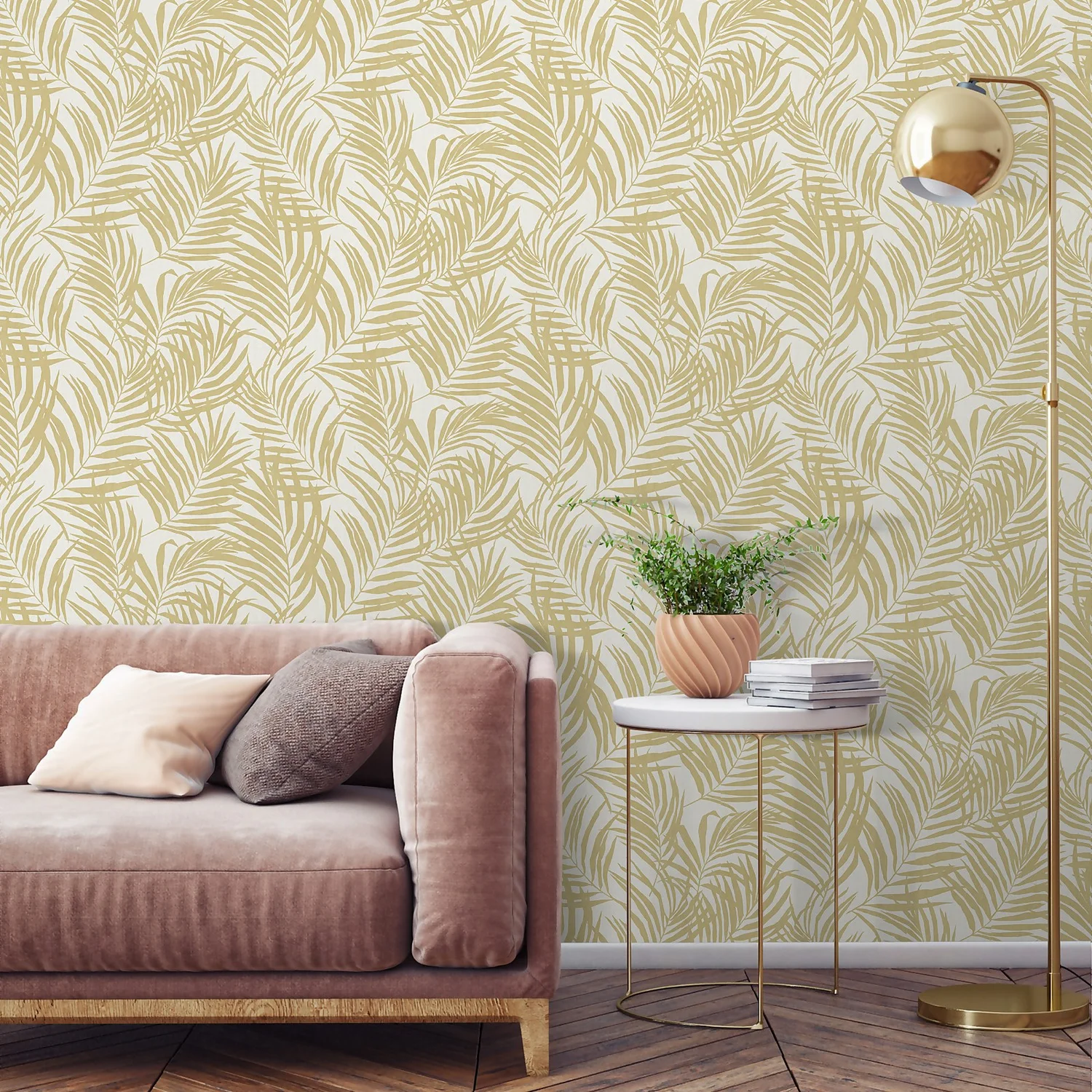 Grandeco Maui Cream Textured Metallic Wallpaper 4 Grandeco Maui Cream Textured Metallic Wallpaper - Image 2