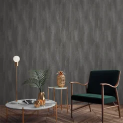 Grandeco Fabric Plain Charcoal Textured Matt Wallpaper 8 Grandeco Fabric Plain Charcoal Textured Matt Wallpaper -Home Improvement 13980248 1024998777249606
