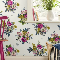 Joules Floral Crème Wallpaper -Home Improvement 13991835 4295003725121289